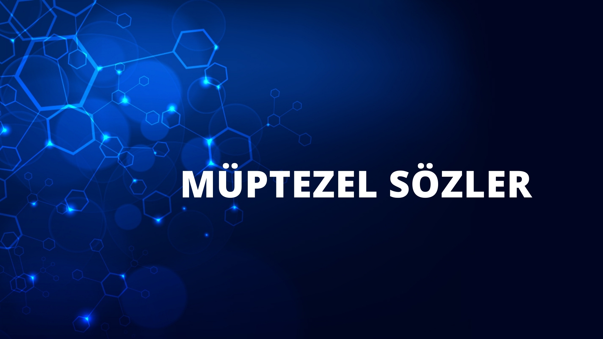 Müptezel Sözler